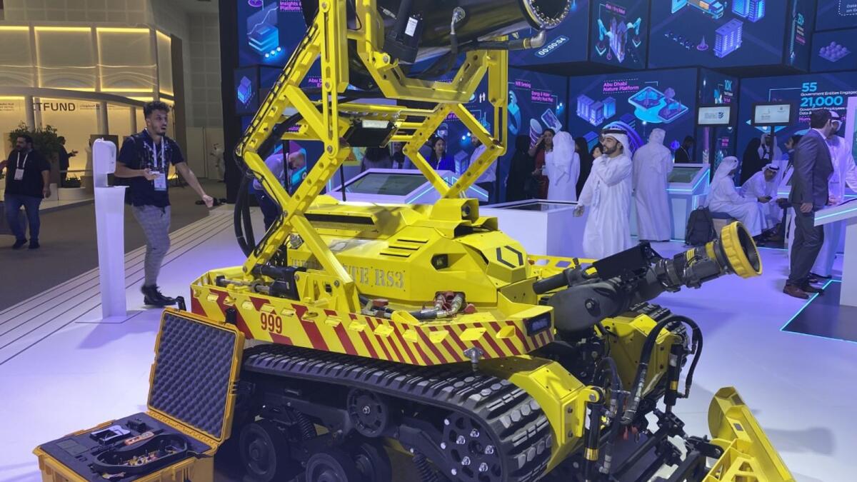 UAE Company Invents Firefighting Robot For Dangerous Blazes | The ...