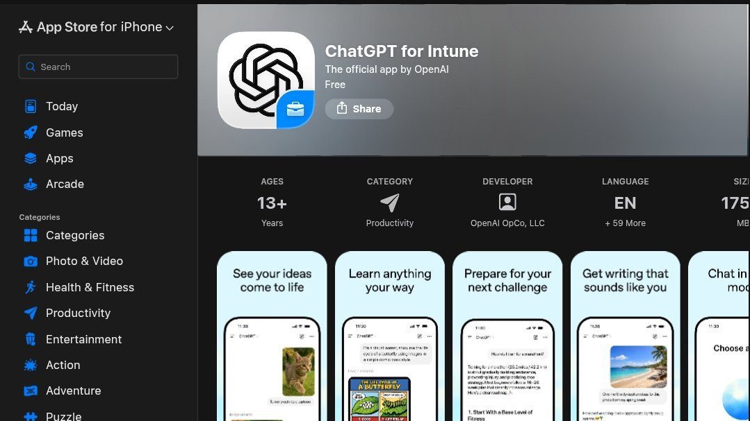 OpenAI Launches ChatGPT for Intune iOS - The Technology Express