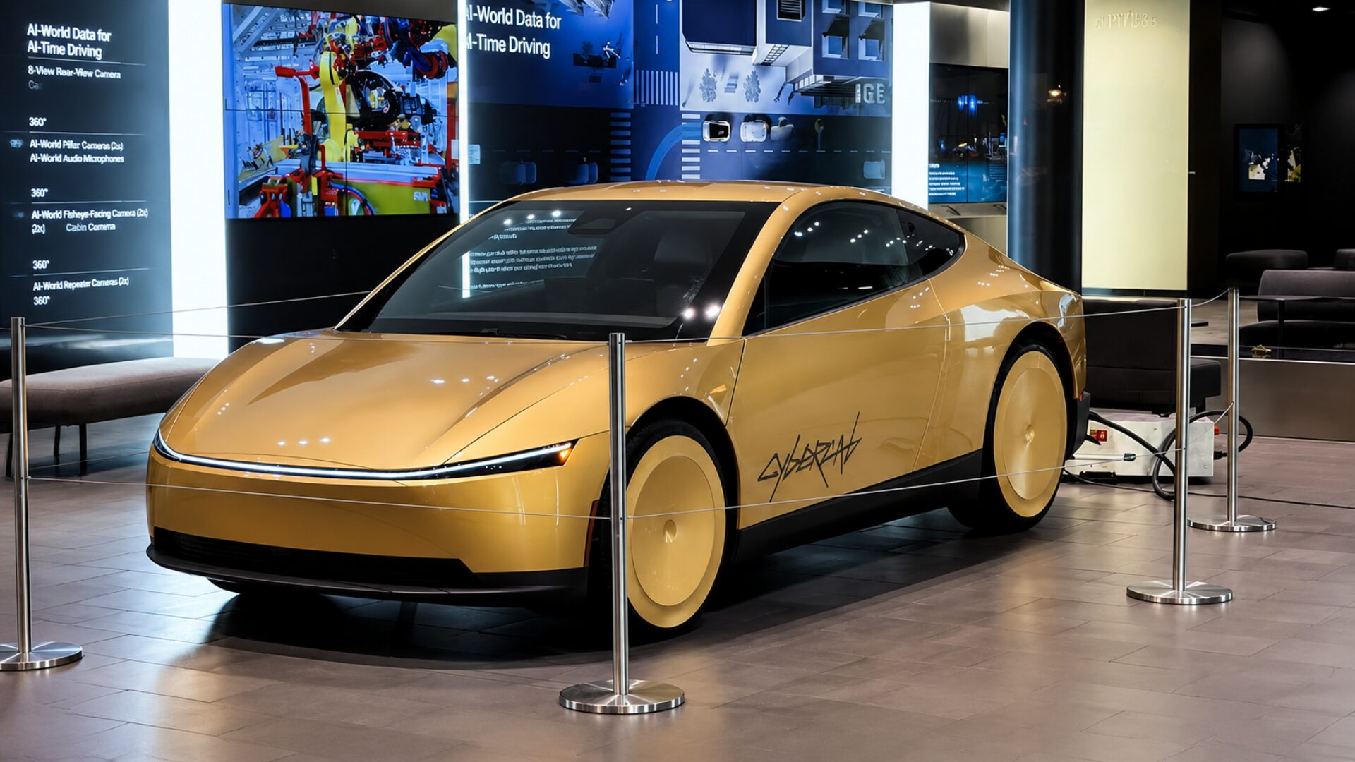 Tesla Confirms Cybercab as First Vehicle With Built-In Starlink Internet - The Technology Express